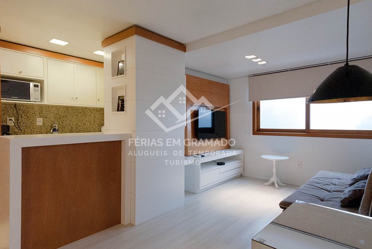 apartamento nuevo y mobiliado cerca de Rua Coberta